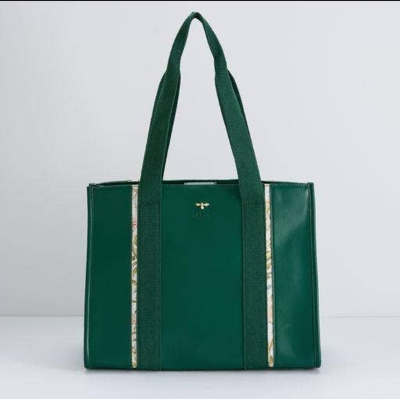 Fable Handbags - Fable Sophie Tote Iris Green